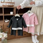 [73-110cm]セットアップ フィード付き おしゃれ トレンド フード付き - Image 6