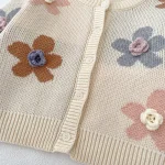 [66-100cm] フラワー カーディガン - Image 12