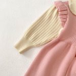 [73-110cm]熊さん付き レイヤード ワンピース - Image 8