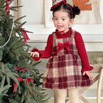 [73-100cm] チェック あったか 厚手 ジャンパースカート - Image 6