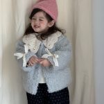 [73-110cm] 韓国風 フリルカラー あったか アウター - Image 5