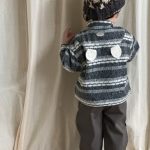 [73-110cm] レトロ ボーダー ニット - Image 4