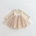 [90-130cm]リボン付き ワンピース