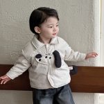 [73-100cm] わんちゃん 中綿シャツアウター - Image 8