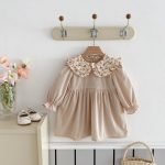 [80-130cm]小花柄 ワンピース - Image 4