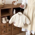 [73-120cm] 刺繍 カートゥーン リバーシブル コート - Image 8