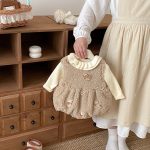 [66-90cm] 立体フラワー ロンパース or セーター - Image 5