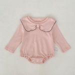 [66-90cm]リボン襟 ロンパース - Image 7