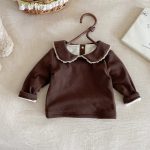 [66-90cm] 花柄 キャミロンパース&裏起毛 トップス - Image 11