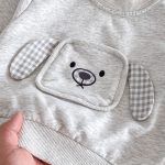 [73-100cm]セットアップ 韓国風 カートゥーン ドッグ - Image 6