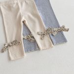 [66-100cm]蝶結び リブ レギンス - Image 8