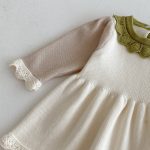 [73-110cm]コントラストカラー ニット ワンピース - Image 13