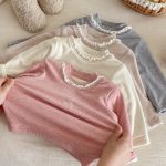 [73-100cm] フリル襟 裏起毛 インナー - Image 12