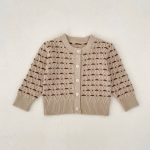 [66-100cm]ダイヤ柄 ニット カーディガン、ロンパース - Image 16