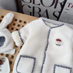 [66-100cm] シープ ボア カバーオール&フード - Image 6