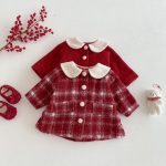 [73-120cm] 丸襟 レトロ 厚手 コート - Image 3