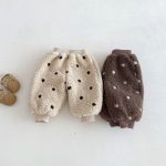 [73-120cm] 韓国風 ドット あったか パンツ - Image 11