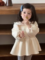 [66-90cm] 韓国風 丸襟 ワンピース - Image 8