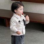 [73-100cm] わんちゃん 中綿シャツアウター