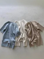 [66-90cm]ポケット ワッフル オールインワン - Image 2