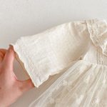 [66-90cm]レース プリンセス ロンパース - Image 13