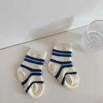 [GOODS] 英字&ボーダー ソックス - Image 5