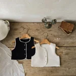 [73-100cm] 韓国風 シンプル ベスト - Image 6