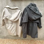 [80-150cm] フード付き ロング アウター - Image 19