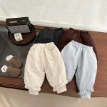 [73-110cm]シンプル ノーカラー ボトムス - Image 3