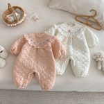 [66-90cm] 刺繍 カートゥーン 中綿 カバーオール - Image 11