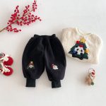 [73-120cm] クリスマスツリー あったか パンツ