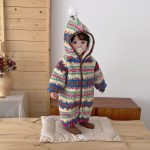 [66-100cm] レトロ あったか カバーオール - Image 3