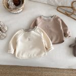 [73-120cm] おうち 刺繍 裏起毛 スウェット - Image 7