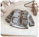 [73-100cm] チェックボア ジャケット - Image 3