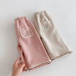 [73-120cm] 刺繍入り あったか カジュアル パンツ - Image 10