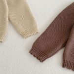 [66-100cm]裾ウェーブ 無地 ニット カーディガン - Image 11