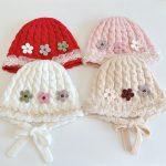 [GOODS]三つ花 レース ベビー ボンネット - Image 7