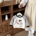 [73-120cm] キャラクター 刺繍 あったか トレーナー - Image 5