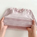 [73-100cm] 花柄 サロペット & トップス 2点セット - Image 12