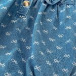 [66-110cm]ワンピースORロンパース デニム フリルネック 可愛い 女の子 - Image 14