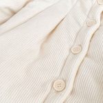 [73-120cm] レース襟 裏起毛 コットン コート - Image 10