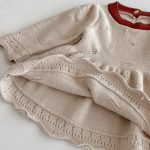 [73-110cm]フリル ニット ワンピース - Image 8