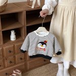 [73-120cm] キャラクター 刺繍 あったか トレーナー - Image 9