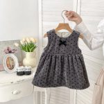 [73-120cm] ドット 裏起毛 ジャンパースカート - Image 17