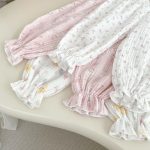 [66-120cm]二重ガーゼ フリル襟 セットアップ ルームウェア - Image 17