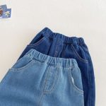 [73-120cm]笑顔柄 デニムパンツ - Image 11