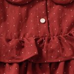 [80-140cm]無地 ニット カーディガン&ドット ワンピース - Image 12