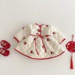 [73-120cm] さくらんぼ 中綿 ワンピース - Image 5