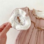 [66-90cm] キュートなフリルレースプラッシュ ロンパース - Image 13