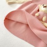 [73-110cm]熊さん付き レイヤード ワンピース - Image 2